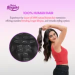 7 Set Clip hair extensions straight