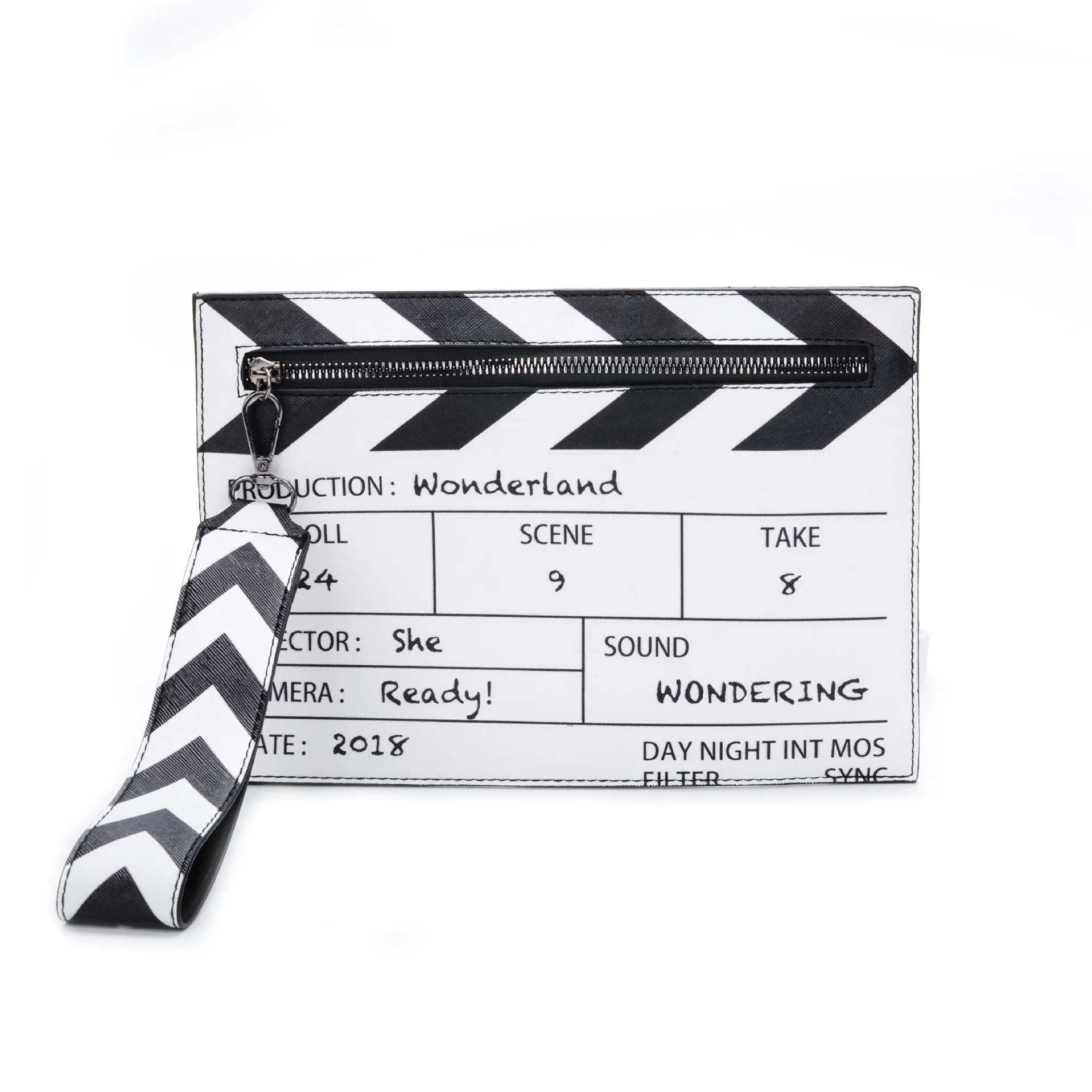 Twyce-USA Movie Prop Design Pu Leather Casual Women’s Clutch Envelope Bag Wom…