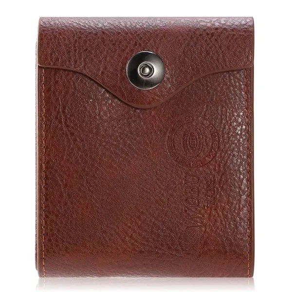 Twyce-USA Men’s Wallet PU Leather Bifold Purse Slim RFID Blocking Card Holder