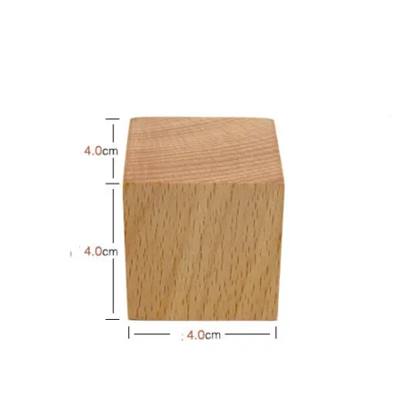 Creative Beech Wood Jewelry Display Blocks Earrings Display Holder Ring Display Holder Jewellery Display Riser