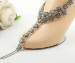 Fashion Bohemia Barefoot Beach Sandals Bridal Wedding Anklet Retro Cheville Foot Jewellery Beach Body Chain